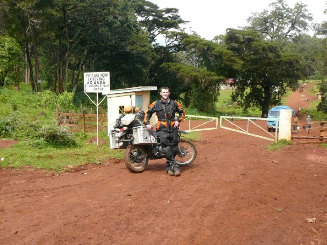 Entering Uganda.